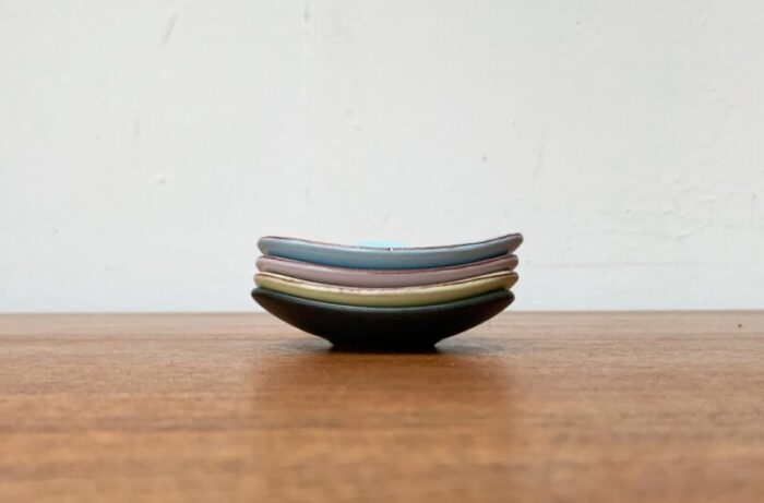 small mid century bowls from marschner kunsttoepferei 1960s set of 4 4