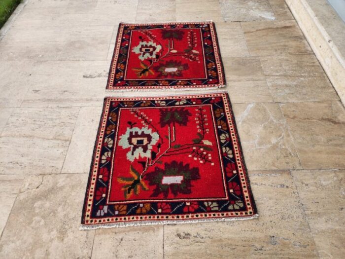 small turkish floral rugs set of 2 8