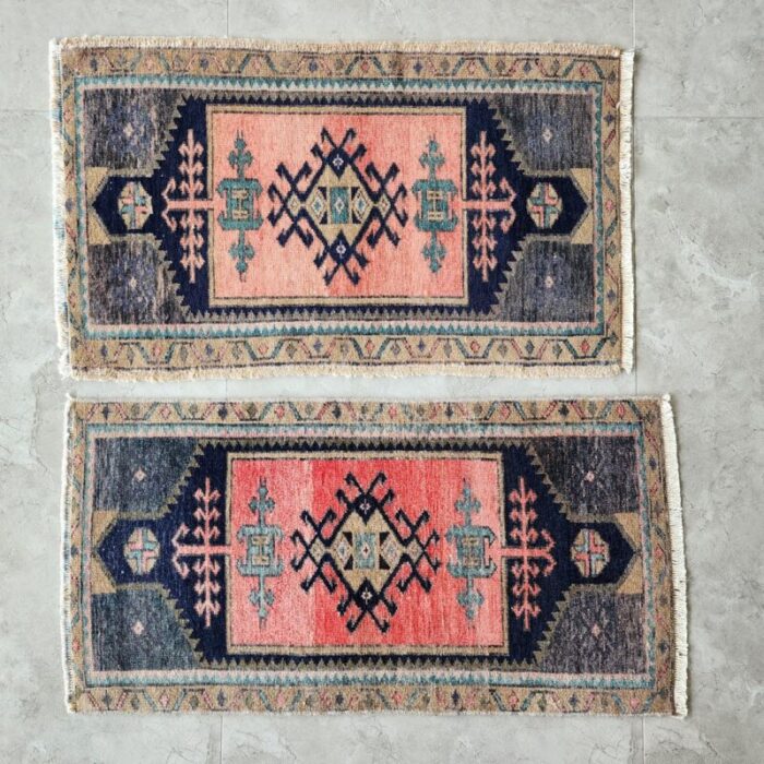 small turkish yastik rugs set of 2 2