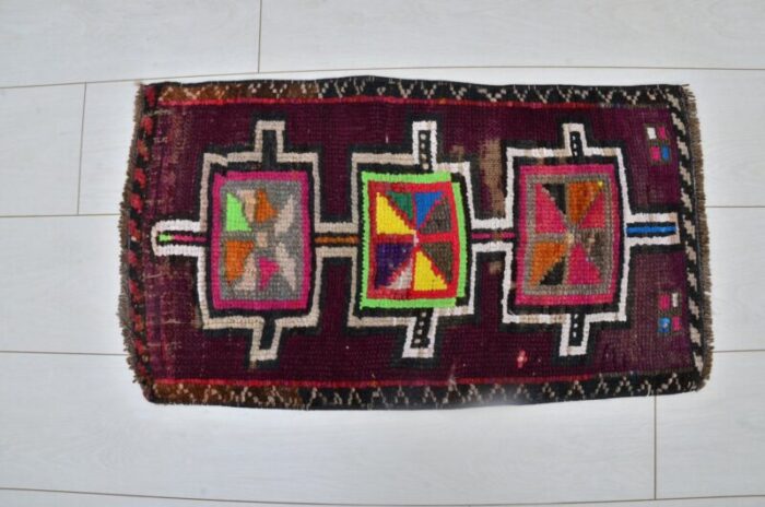 small vintage rug 1960s 1 3