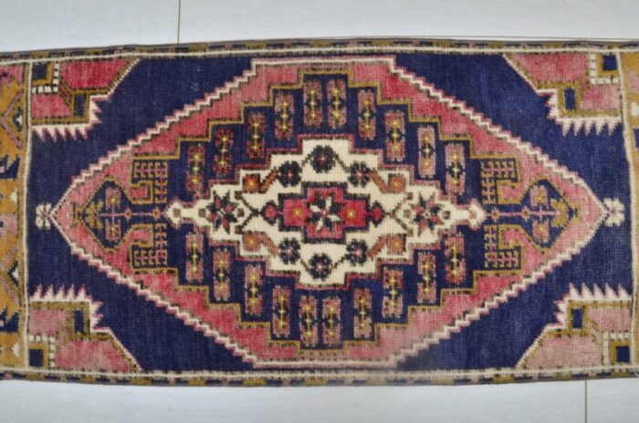 small vintage rug 1960s 2 6