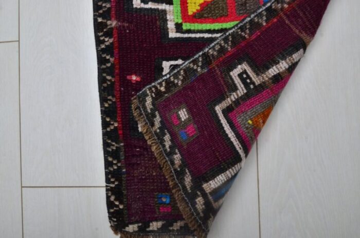 small vintage rug 1960s 3 3