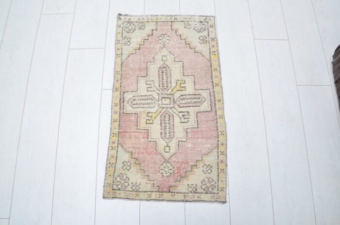 small vintage traditional rug 1960 1