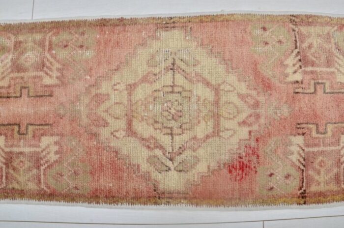 small vintage turkish rug in wool 1960s 3