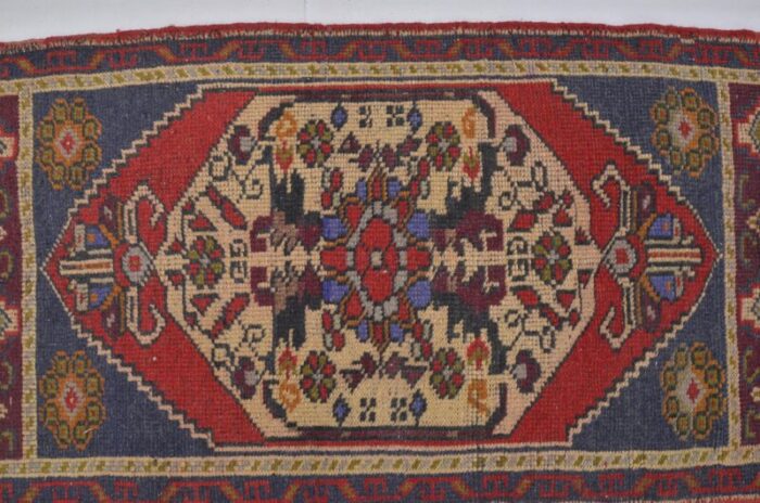 small vintage wool rug 1960s 4778