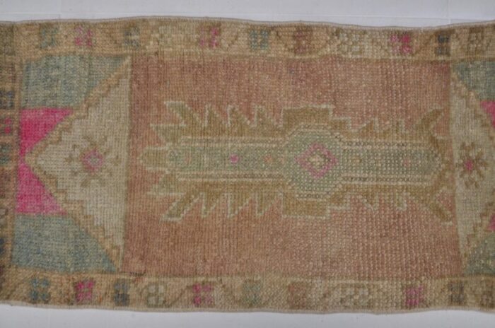 small vintage wool rug 1960s 5026