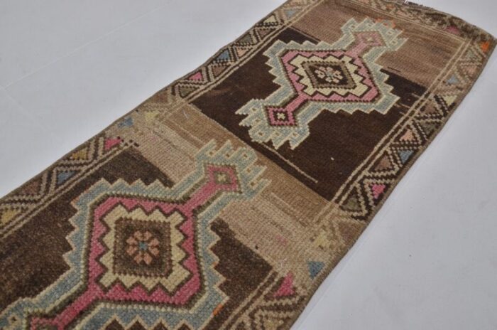 small vintage wool rug 1960s 9847