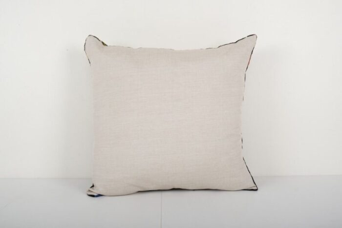 square ikat cushion cover in velvet 4