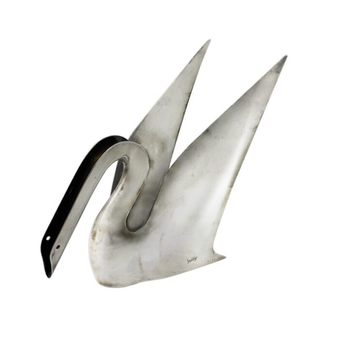 sterling silver swan by gio ponti 1978 1