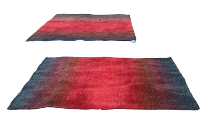 striped wool rug 1970s 2