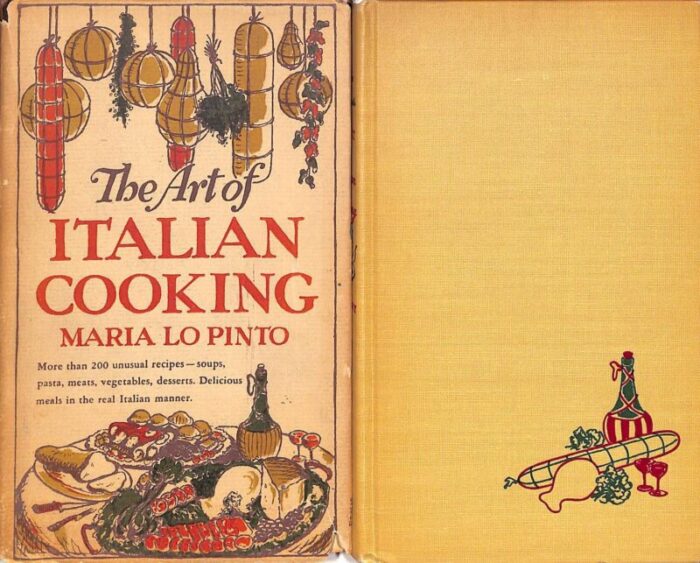 the art of italian cooking 1953 lo pinto maria inscribed 6439