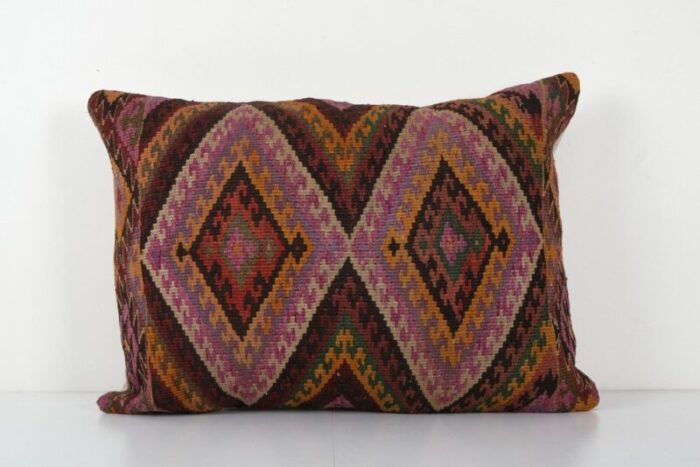 turkish brown kilim cushion cover 2010s 1