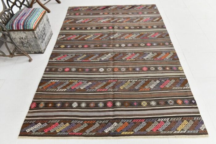 turkish kilim rug in wool 1