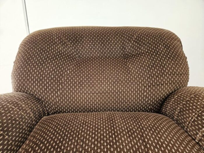 upholstered armchair in fabric 1970s 0744