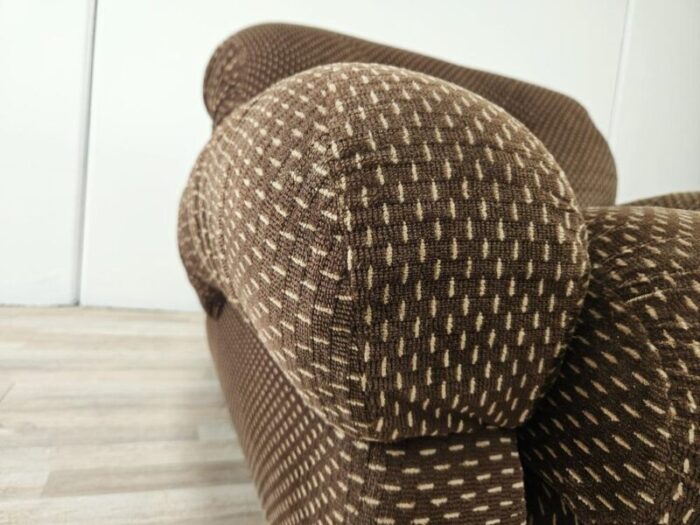 upholstered armchair in fabric 1970s 2047