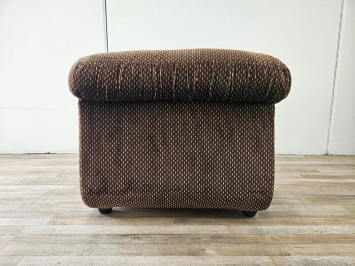 upholstered armchair in fabric 1970s 2573