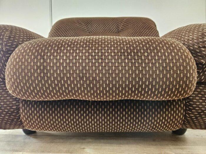 upholstered armchair in fabric 1970s 3972 1