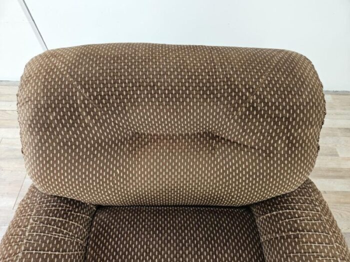 upholstered armchair in fabric 1970s 5931