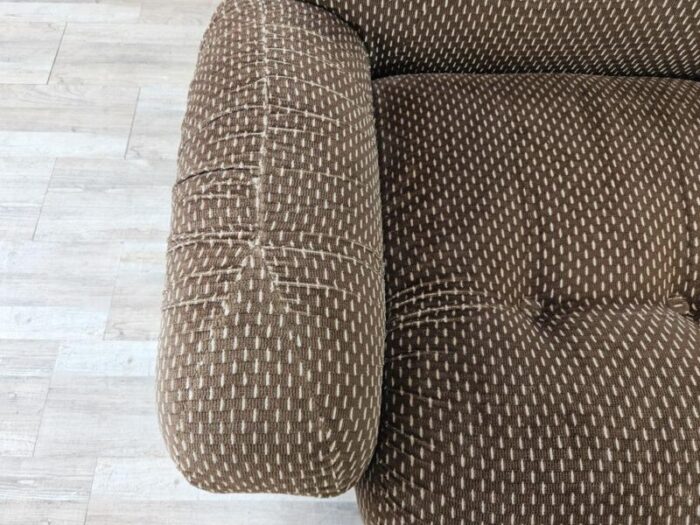 upholstered armchair in fabric 1970s 7119