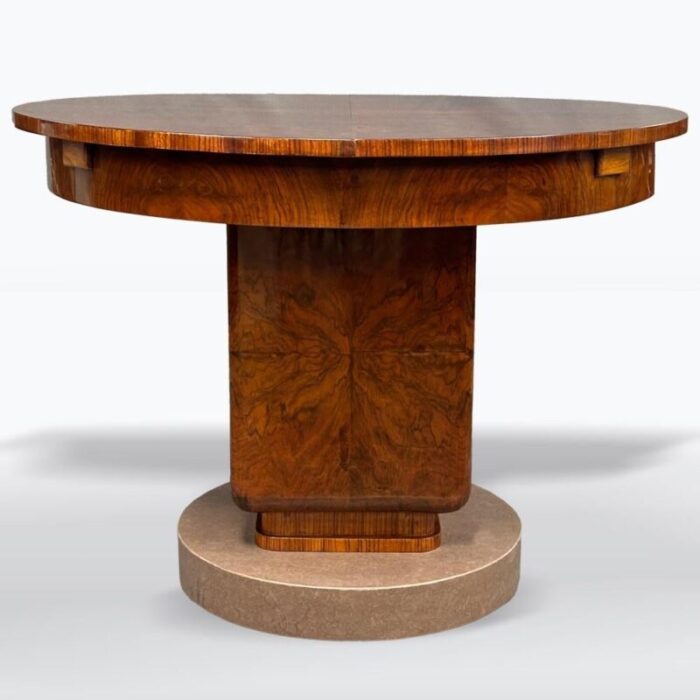 vintage art deco dining table 1930s 3028