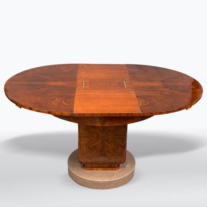 vintage art deco dining table 1930s 5755