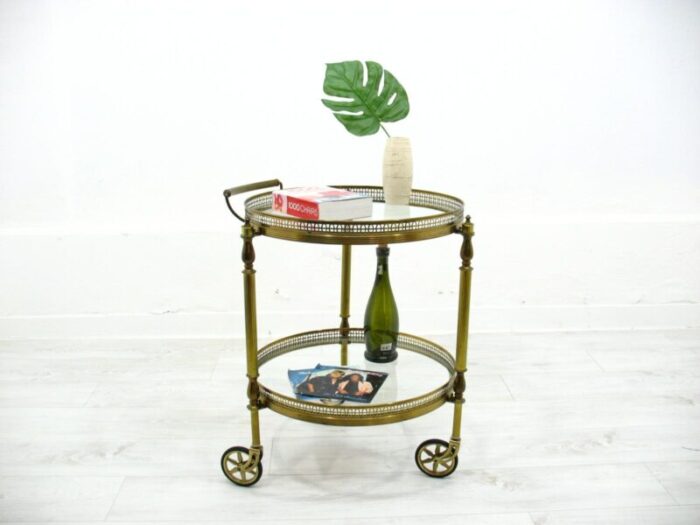 vintage bar trolley 1970s 2609