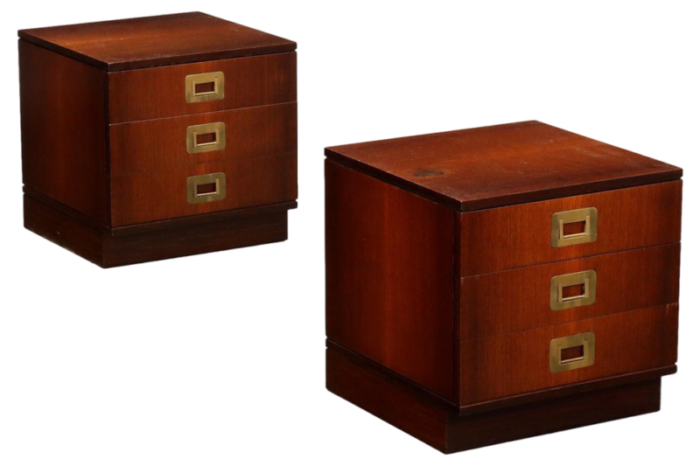 vintage bedside tables attributed to ico and luisa parisi 1960s set of 2 3135