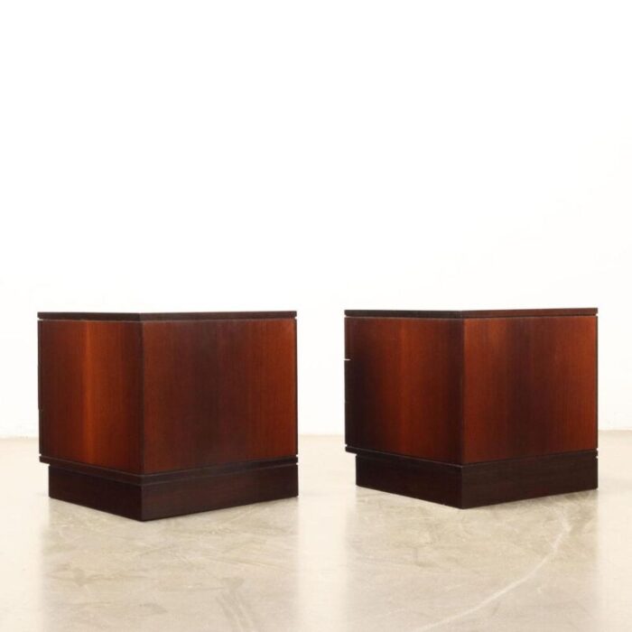 vintage bedside tables attributed to ico and luisa parisi 1960s set of 2 7731