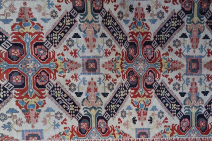 vintage caucasian handmade zeyhur rug 1950s 8