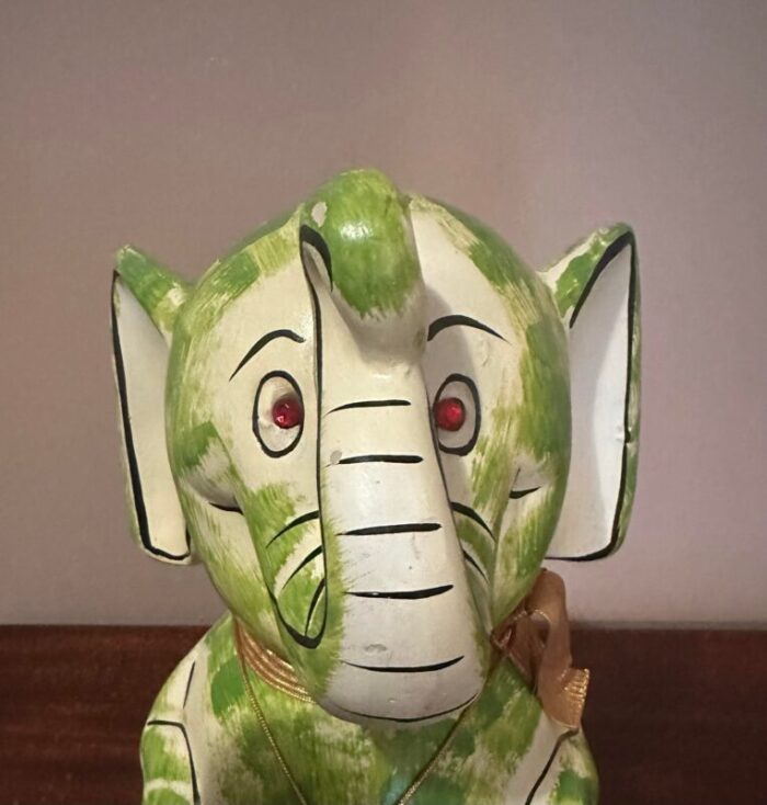 vintage elephant coin bank 7029