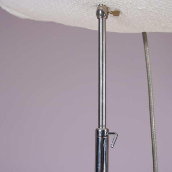 vintage fiberglass floor lamp by catellani and smith 1990s 0237