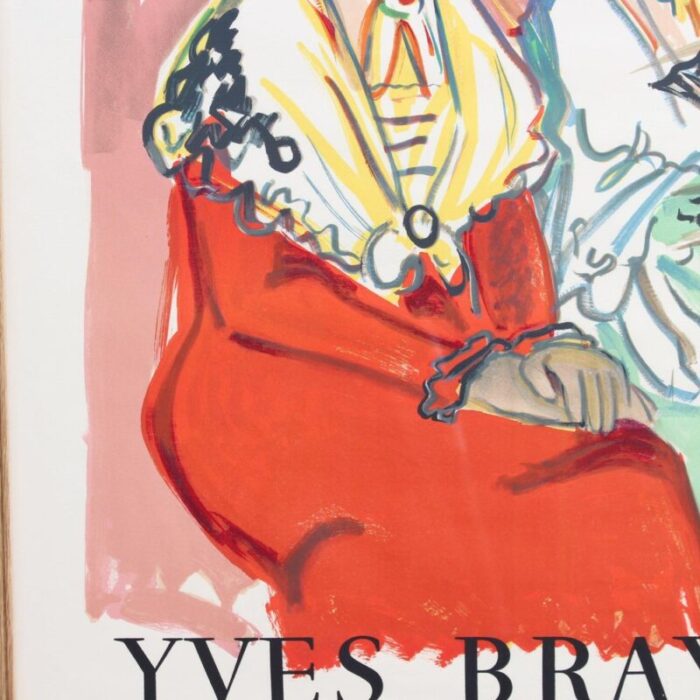 vintage french exhibition poster by yves brayer for galerie isy brachot brussels 1964 11