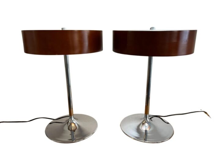 vintage french malibu table lamps 1990 set of 2 3527