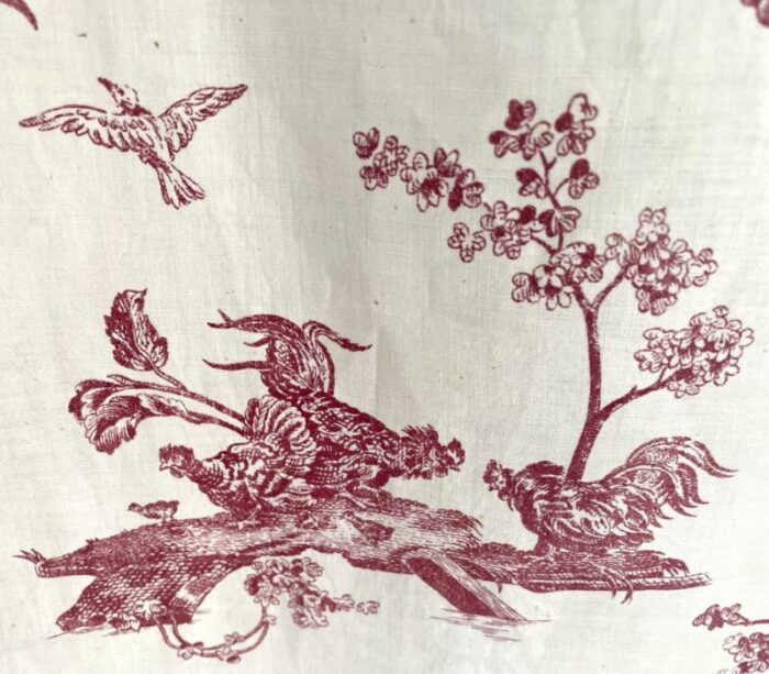 vintage french toile curtains set of 2 4122