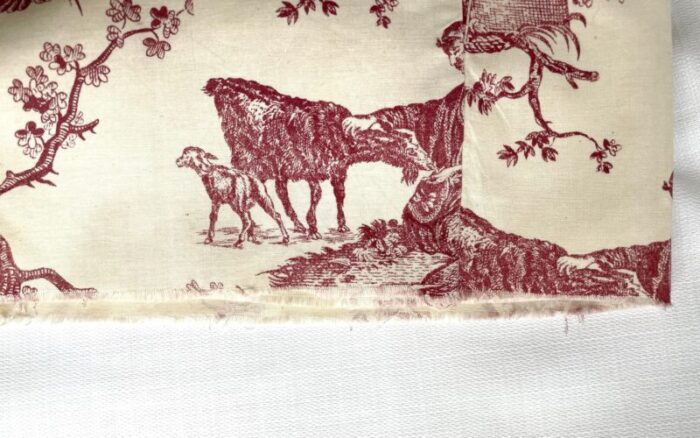 vintage french toile curtains set of 2 9275