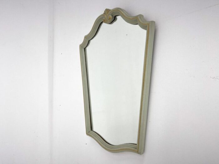 vintage french wooden mirror 1970s 2