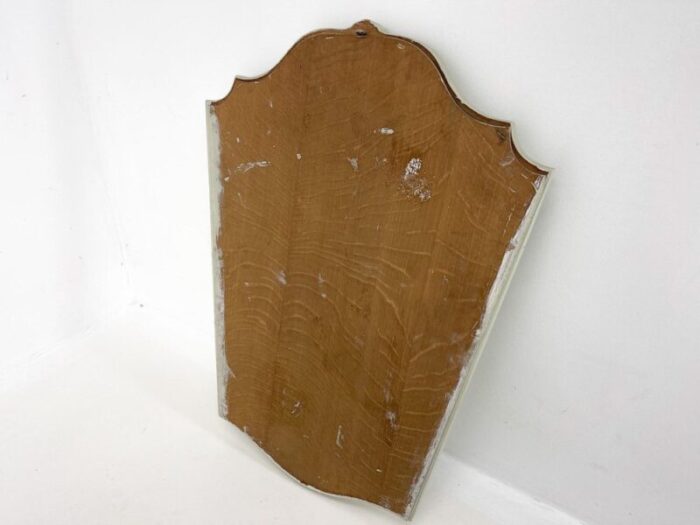 vintage french wooden mirror 1970s 7