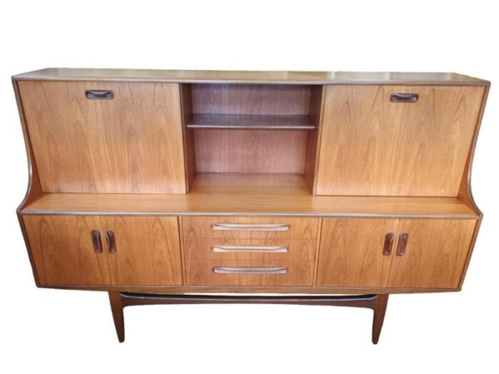 vintage fresco sideboard in teak by victor wilkins for g plan 1960s 0582