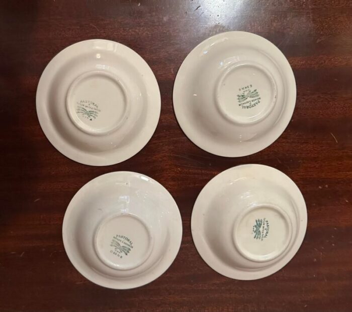 vintage homer laughlin small bowls set of 4 6382