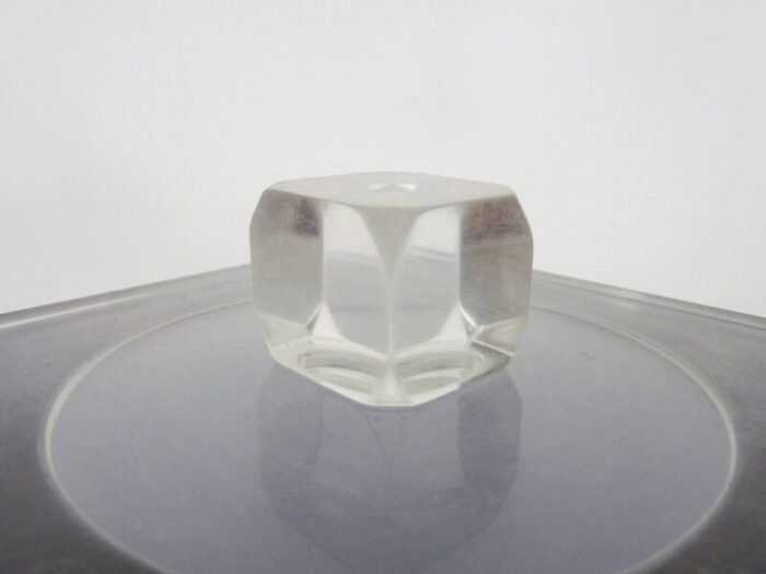 vintage ice bucket in acrylic glass from peppo italy 1970s 4