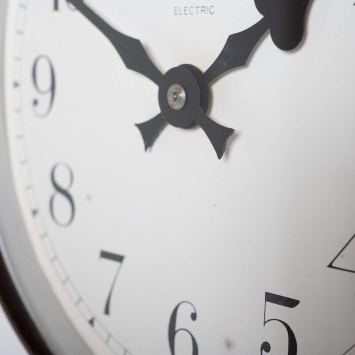 vintage industrial slave clock in bakelite case 10 1