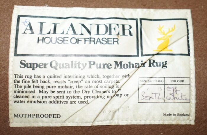 vintage mohair rug 17