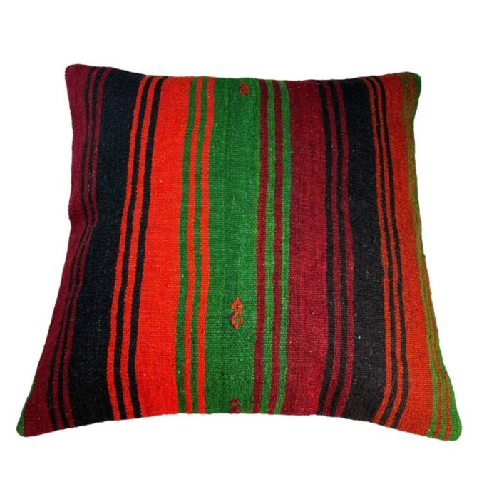 vintage turkish kilim cushion cover 1970s 10 6