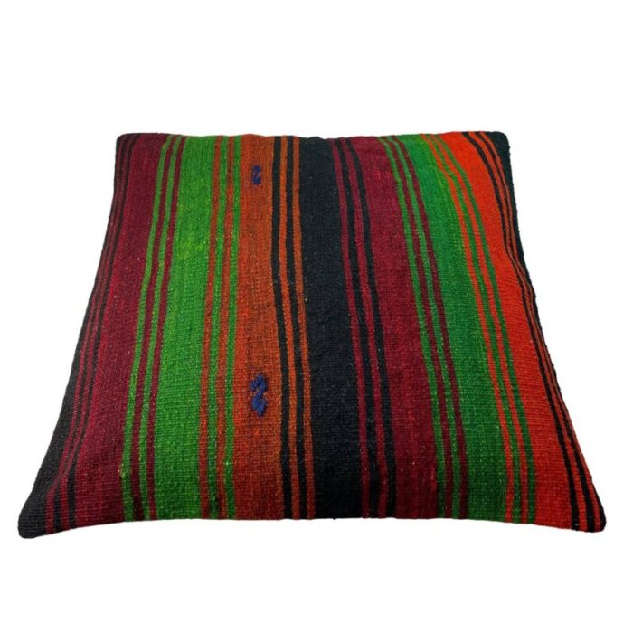 vintage turkish kilim cushion cover 1970s 7