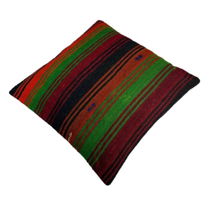 vintage turkish kilim cushion cover 1970s 8