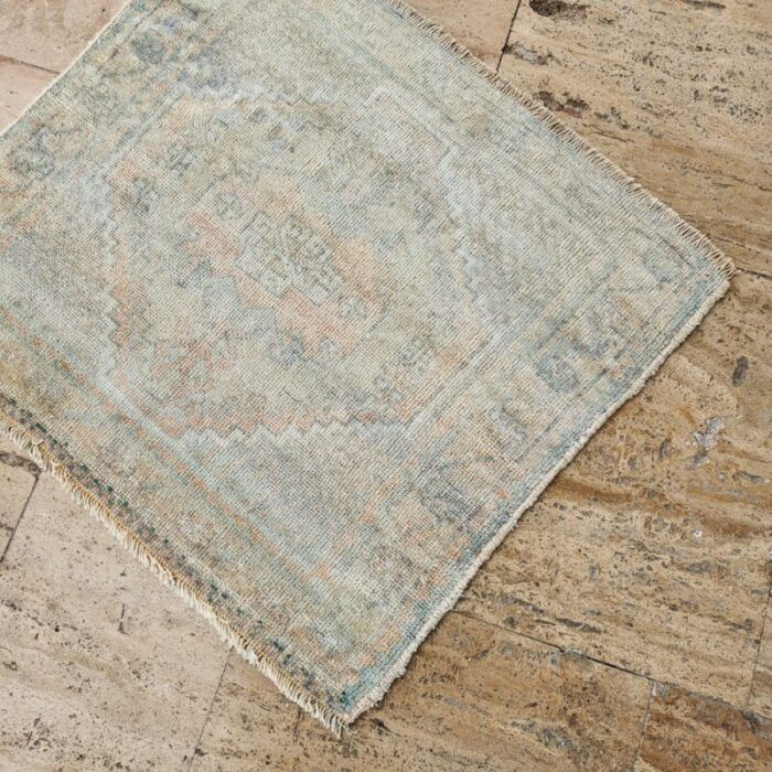 vintage turkish square rug 4