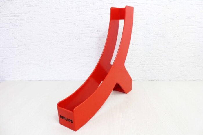 vintage vinyl magazine racks from philips 1970s set of 6 11