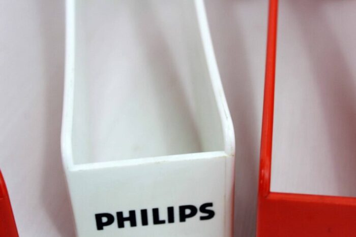 vintage vinyl magazine racks from philips 1970s set of 6 8