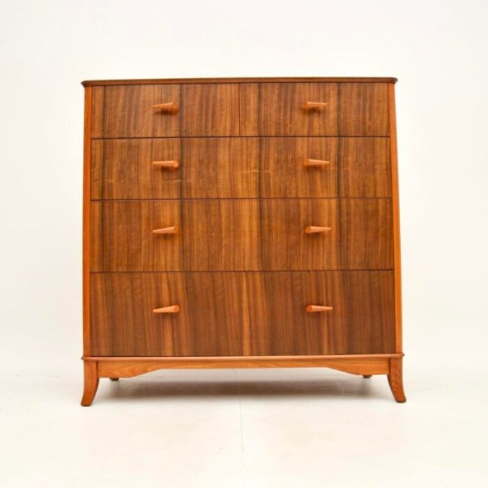 vintage walnut chest of drawers from vesper 1950 4612