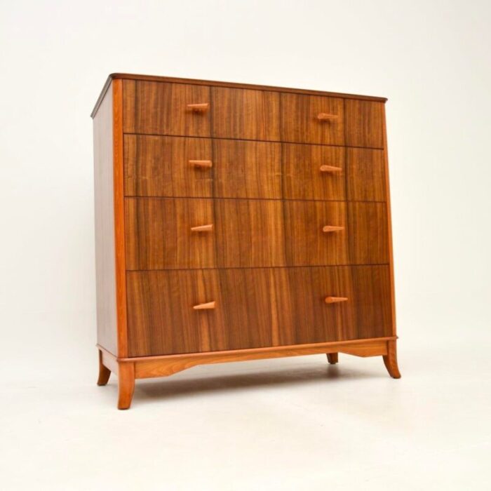 vintage walnut chest of drawers from vesper 1950 6311